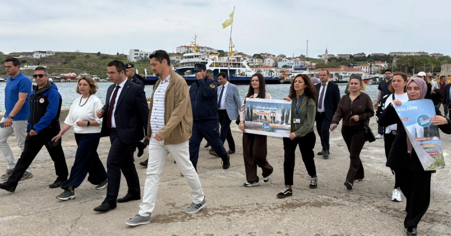Bozcaada’da Sağlık İçin Anlamlı Yürüyüş Gerçekleşti