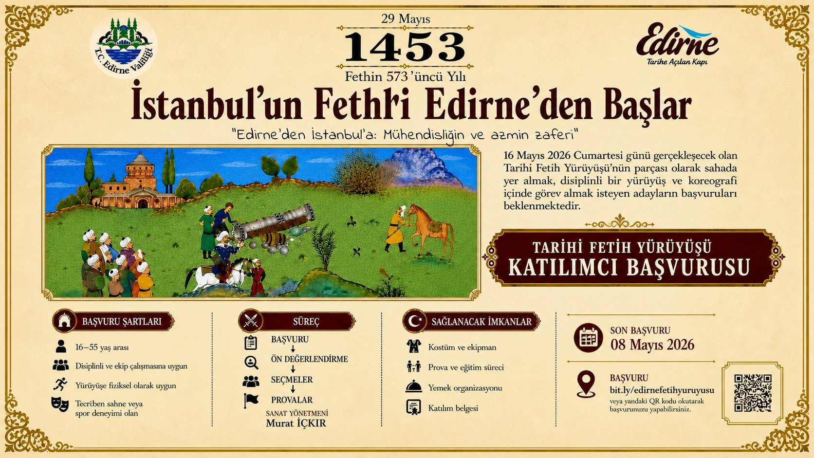 İstanbul’un Fethi Edirne’den Başlar