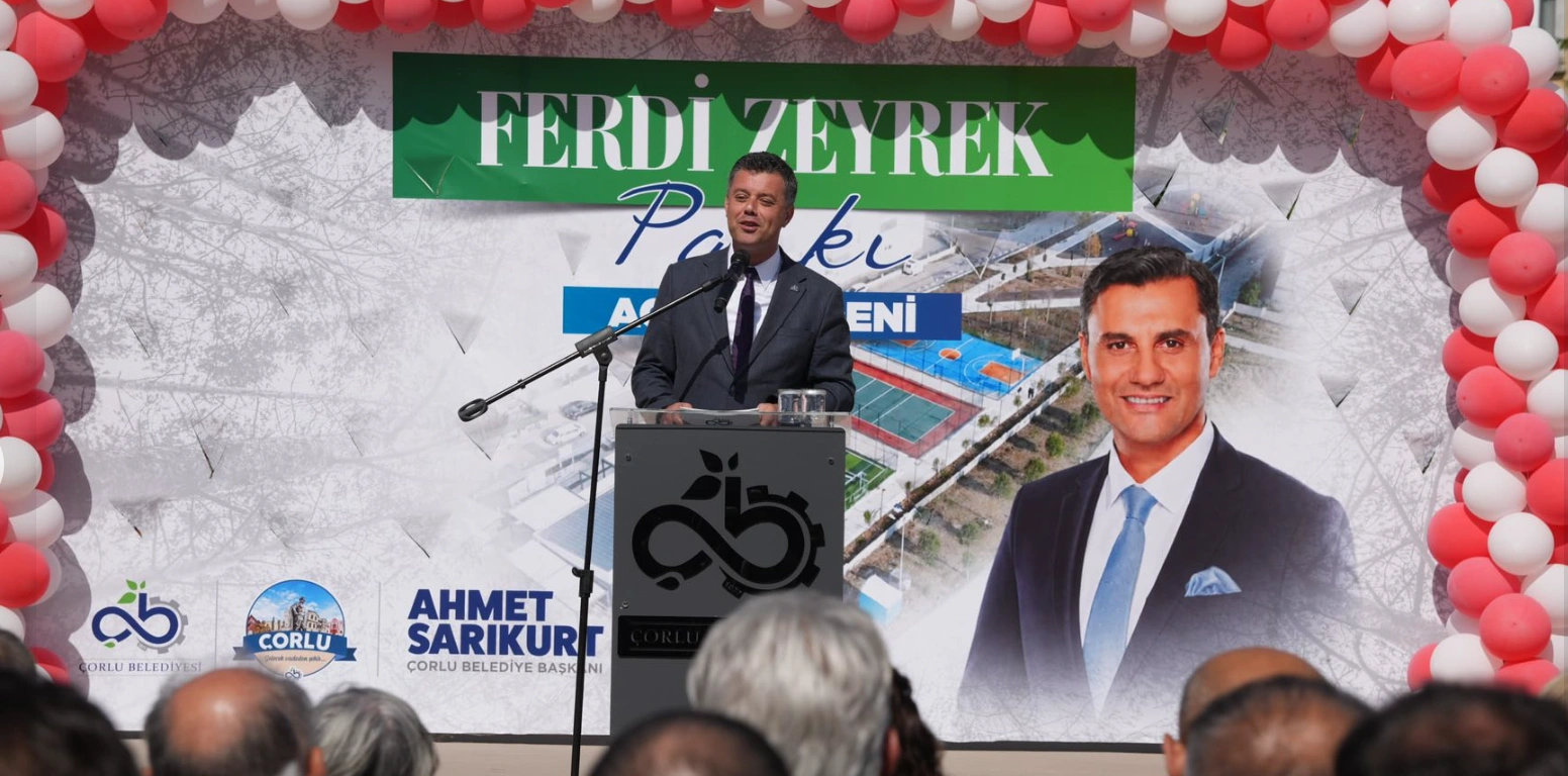 Çorlu’da Anlamlı Açılış: Ferdi Zeyrek Parkı