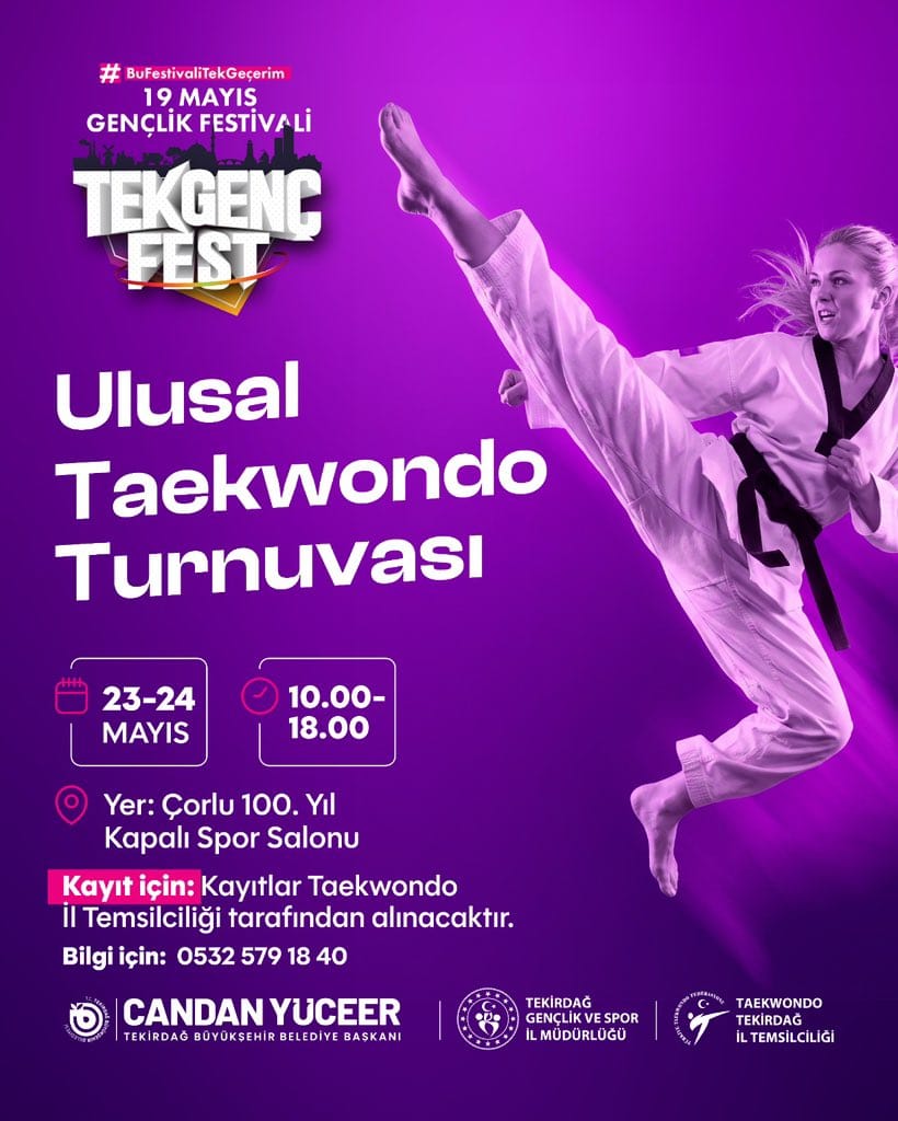 TEKGENÇFEST’te Taekwondo Heyecanı Başlıyor!