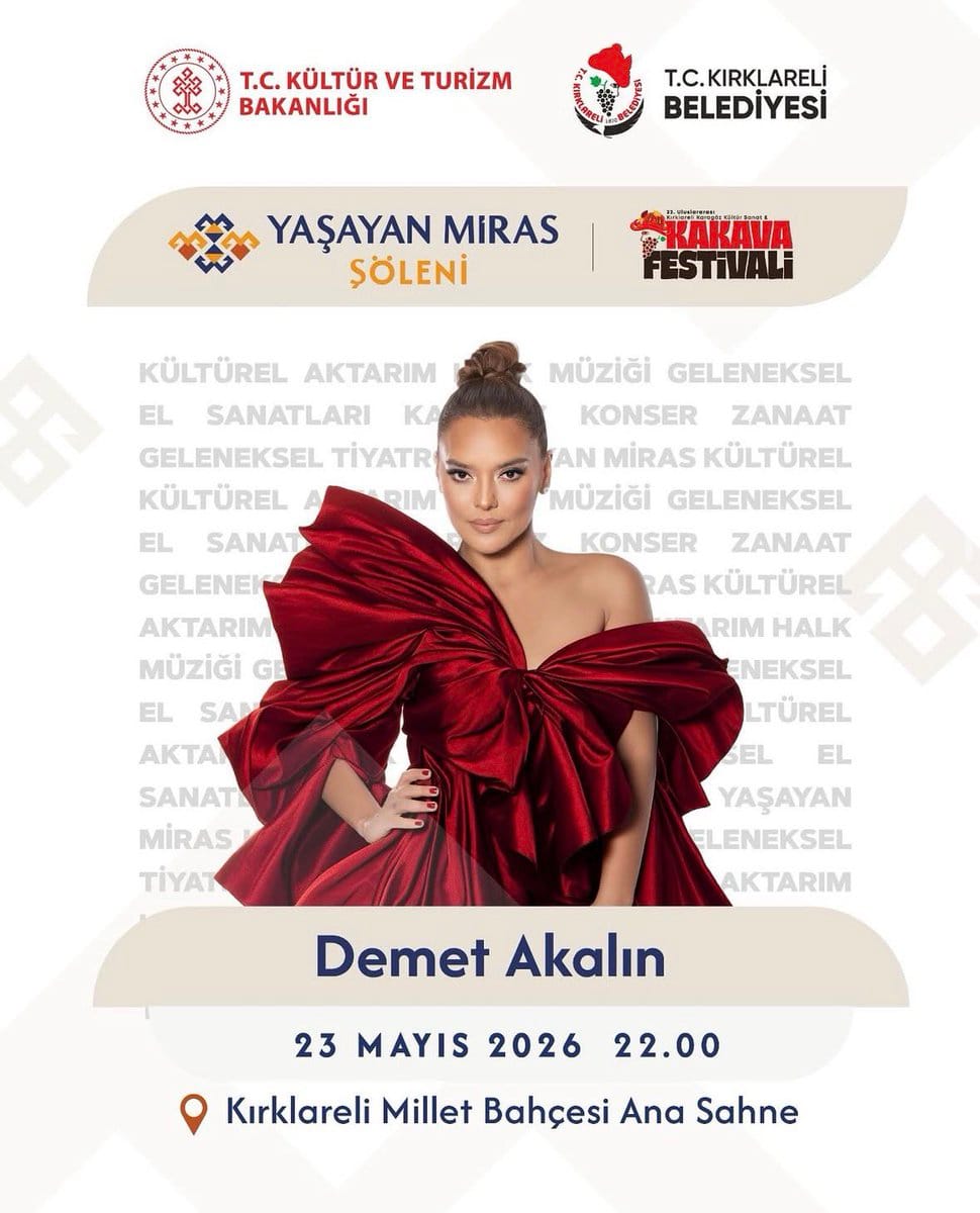 Demet Akalın Kırklareli’de Sahne Alıyor!