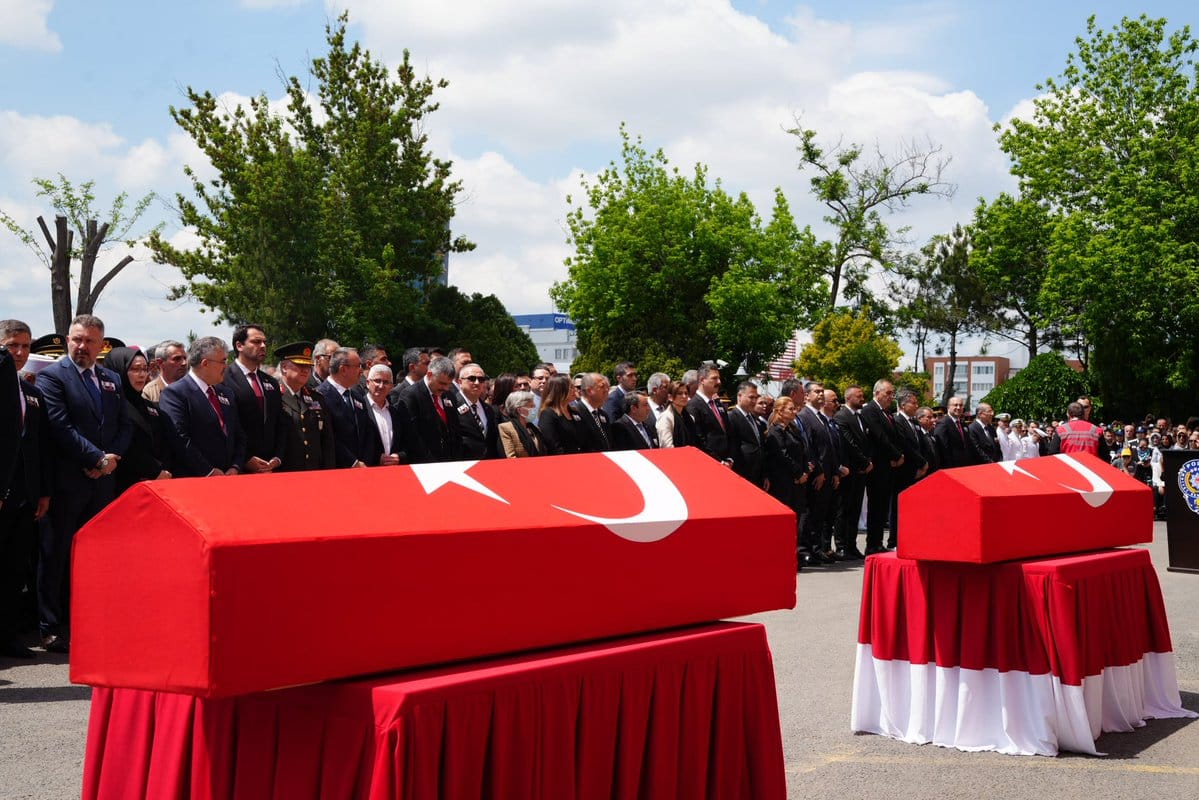 Şehit Polislerimize Veda Edildi