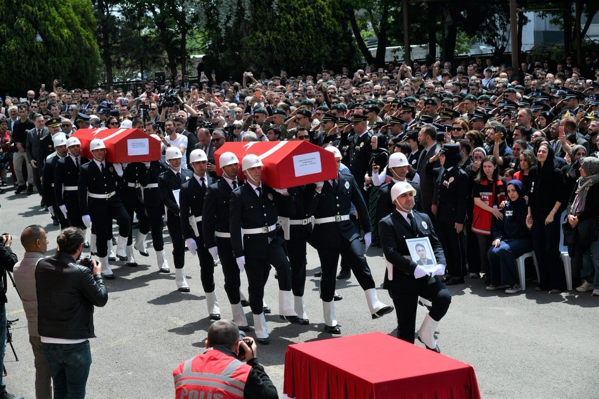 Çorlu’da Şehit Polisler İçin Tören Düzenlendi