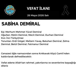Uzunköprü’de Bugün İki Can Kaybı: Sabiha Demiral ve Gürkan Bildirir