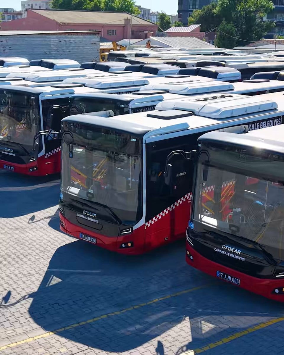 Çanakkale’ye 13 Yeni Otobüs Hizmete Girdi