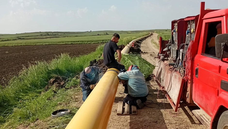 İbriktepe Köyü Doğalgaz Altyapı Çalışmaları Başladı
