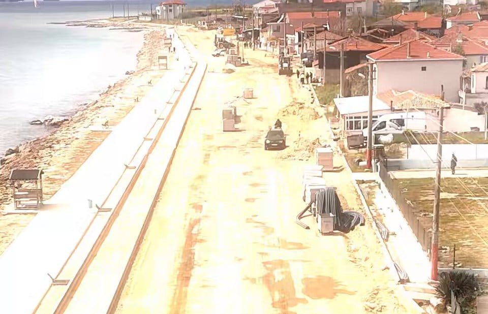 Şarköy Eriklice Sahil Yolu Yenileniyor