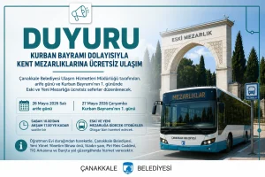 Bayramda Mezarlıklara Ücretsiz Ulaşım Başlıyor