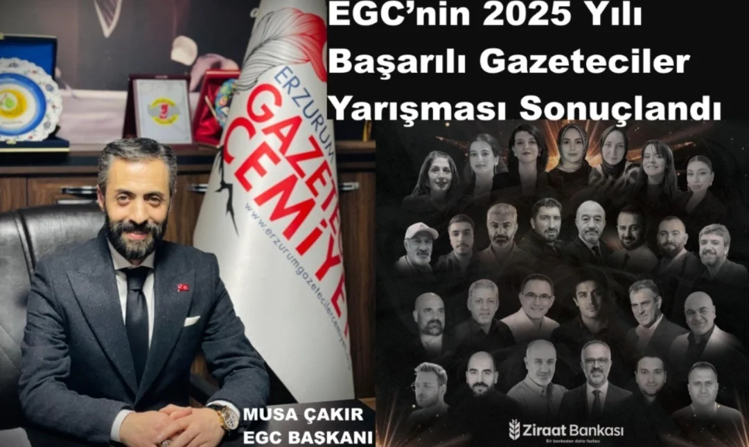 Erzurum’un En Başarılı Gazetecileri Ödüllerine Kavuşuyor