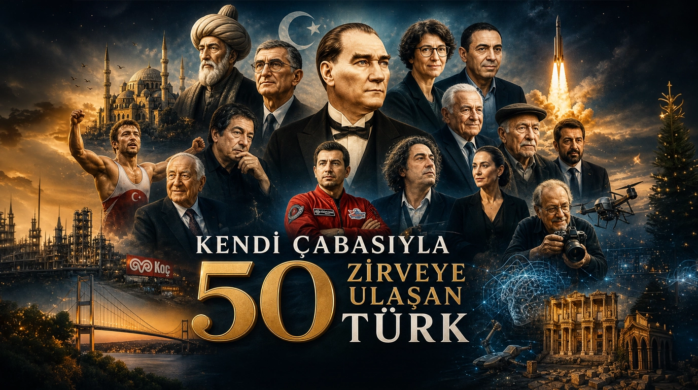 Kendi Çabasıyla Zirveye Ulaşan 50 Türk