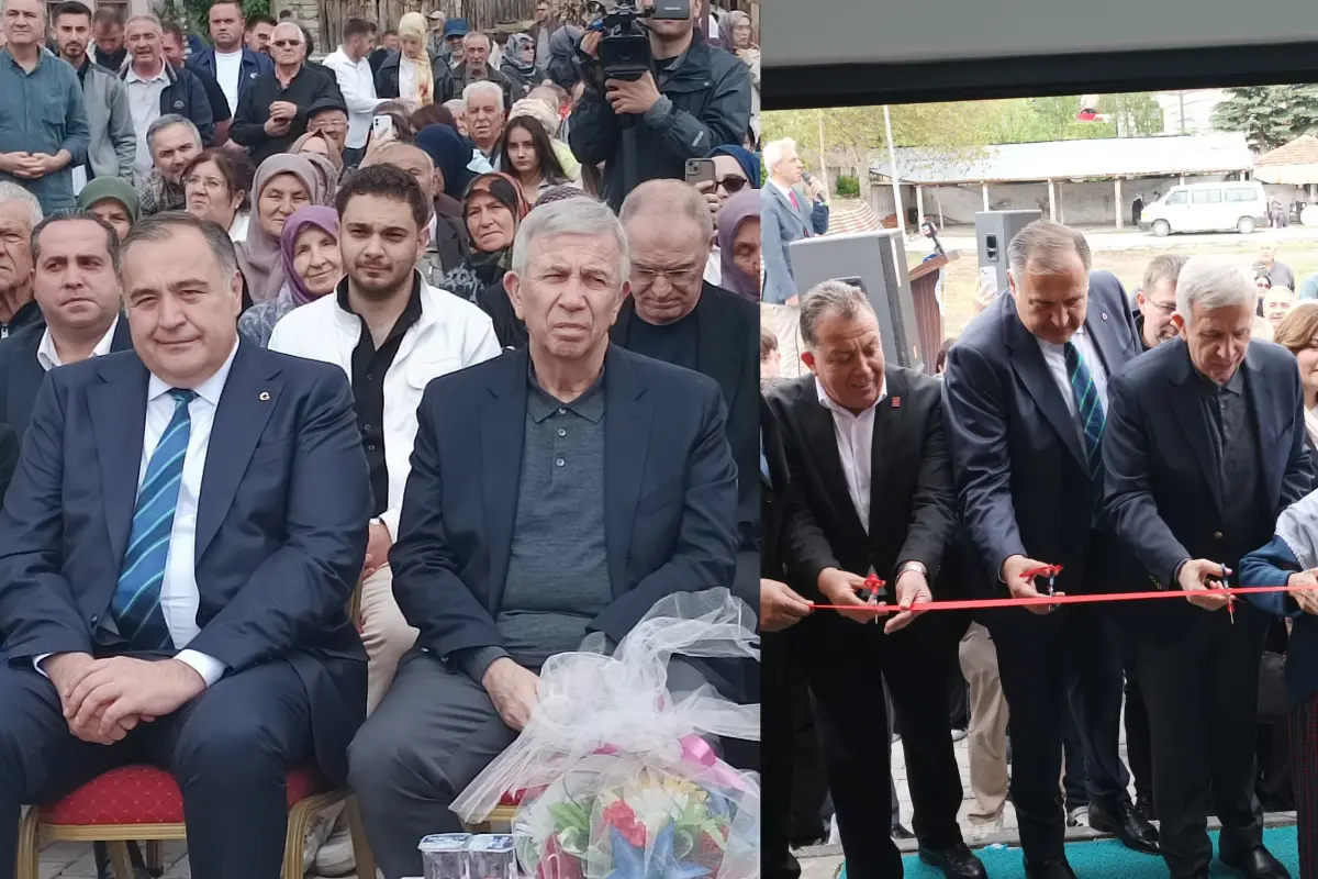 Mansur Yavaş Nallıhan’da 6 Köye Aşevi Açtı