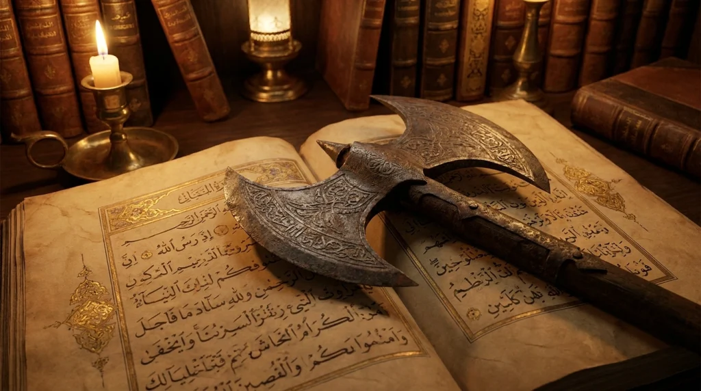İslami rüya yorumları ve kadim rüya ilmi kaynaklarında rüyada iki yüzlü balta görmenin manevi işareti.