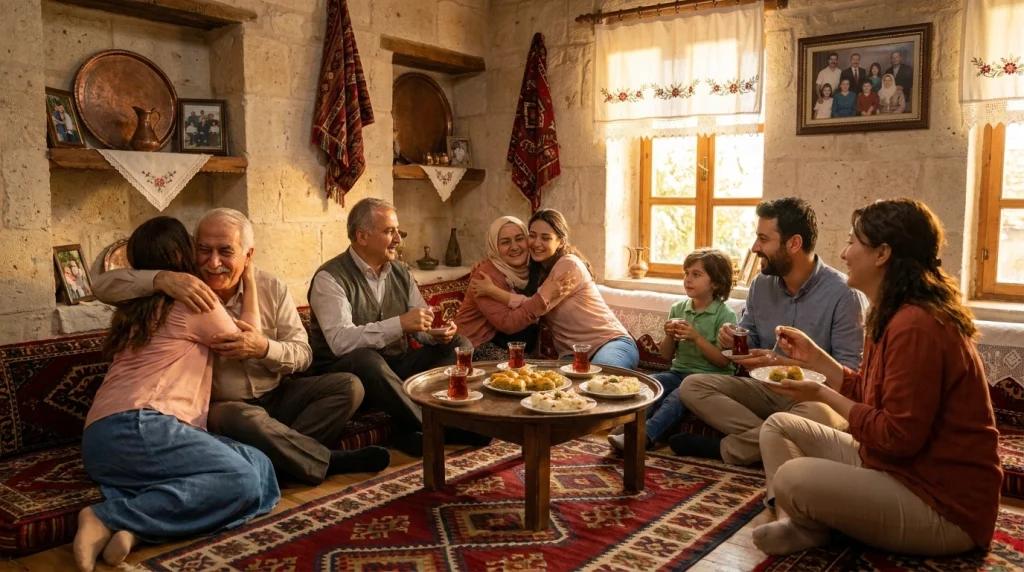 Rüyada bayram kalabalığı görmek; aile bağları, mutluluk ve sosyal huzur anlamına gelir.