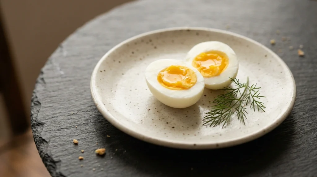 Rüyada pişmiş beyaz yumurta görmek ve sıkıntılardan kurtularak büyük kazançlar elde etmenin manevi işareti.