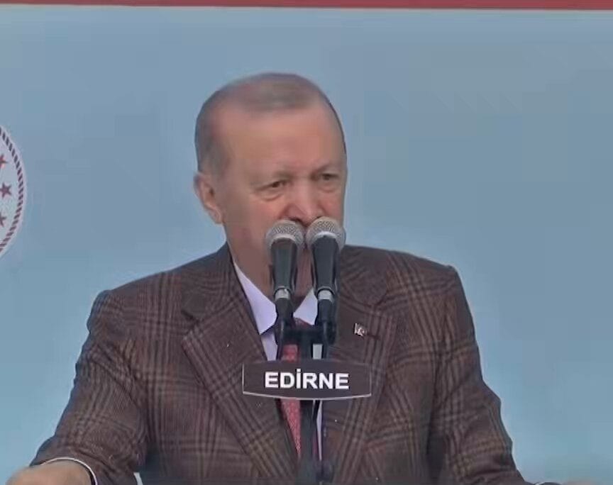 Cumhurbaşkanı Erdoğan: Edirne’ye yıllık 8 milyon metreküp içme suyu