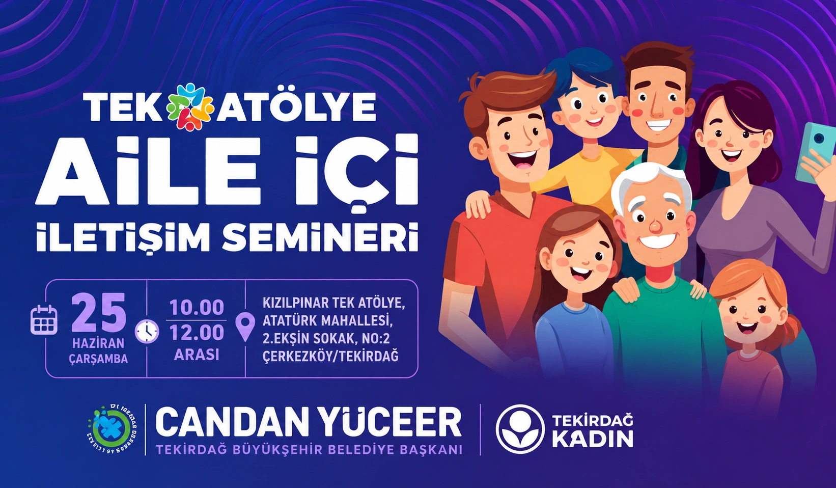 Aile İçi İletişim Semineri’ne Davetlisiniz