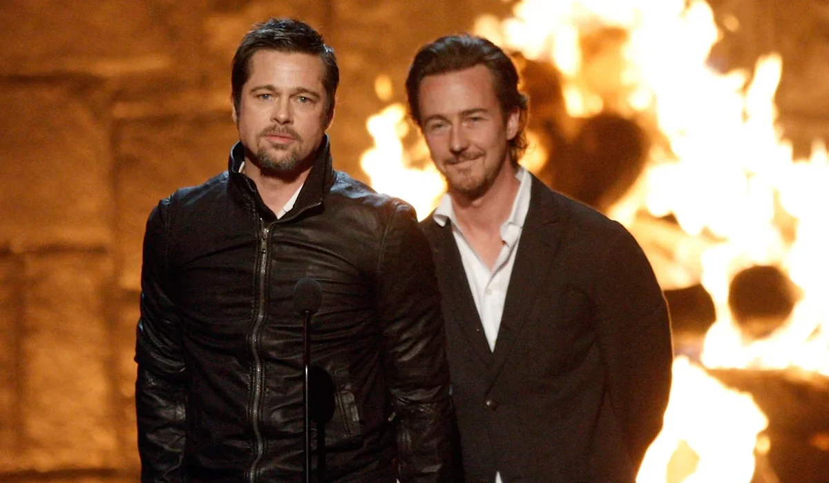 Brad Pitt ve Edward Norton Film Galası Öncesi Ot İçti