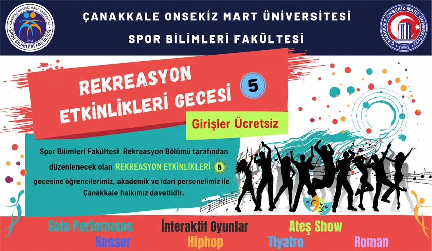ÇOMÜ’den unutulmaz bir gece: 4 Haziran’da buluşalım!