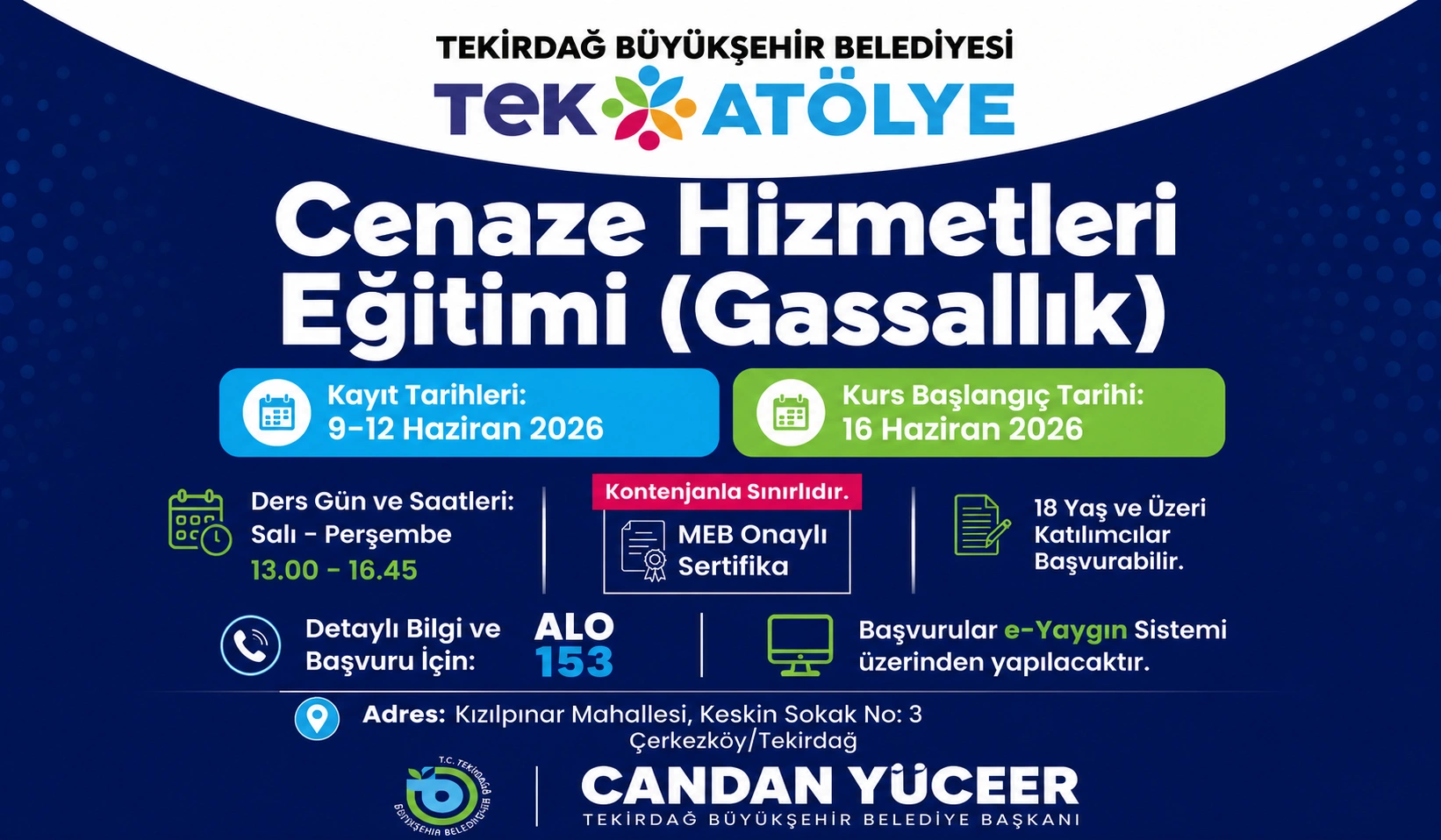Cenaze Hizmetleri Eğitimi İçin Başvurular Başladı