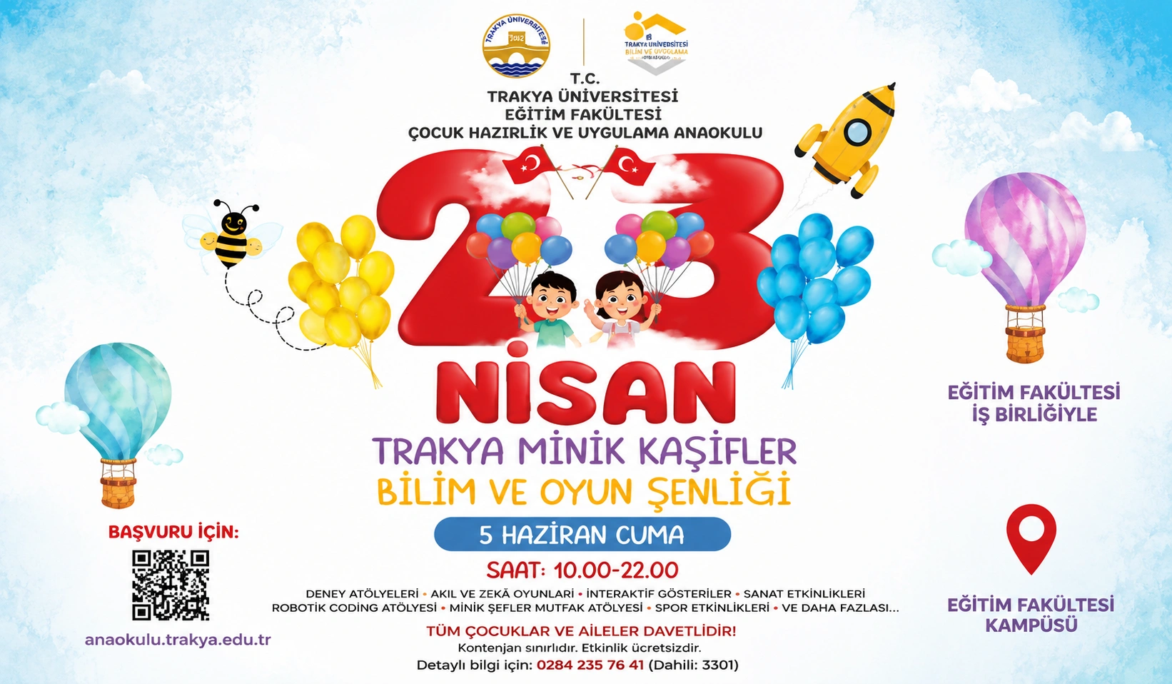 Minik Kaşifler Bilim ve Oyun Şenliği Uluslararası Katılımla Gerçekleşiyor