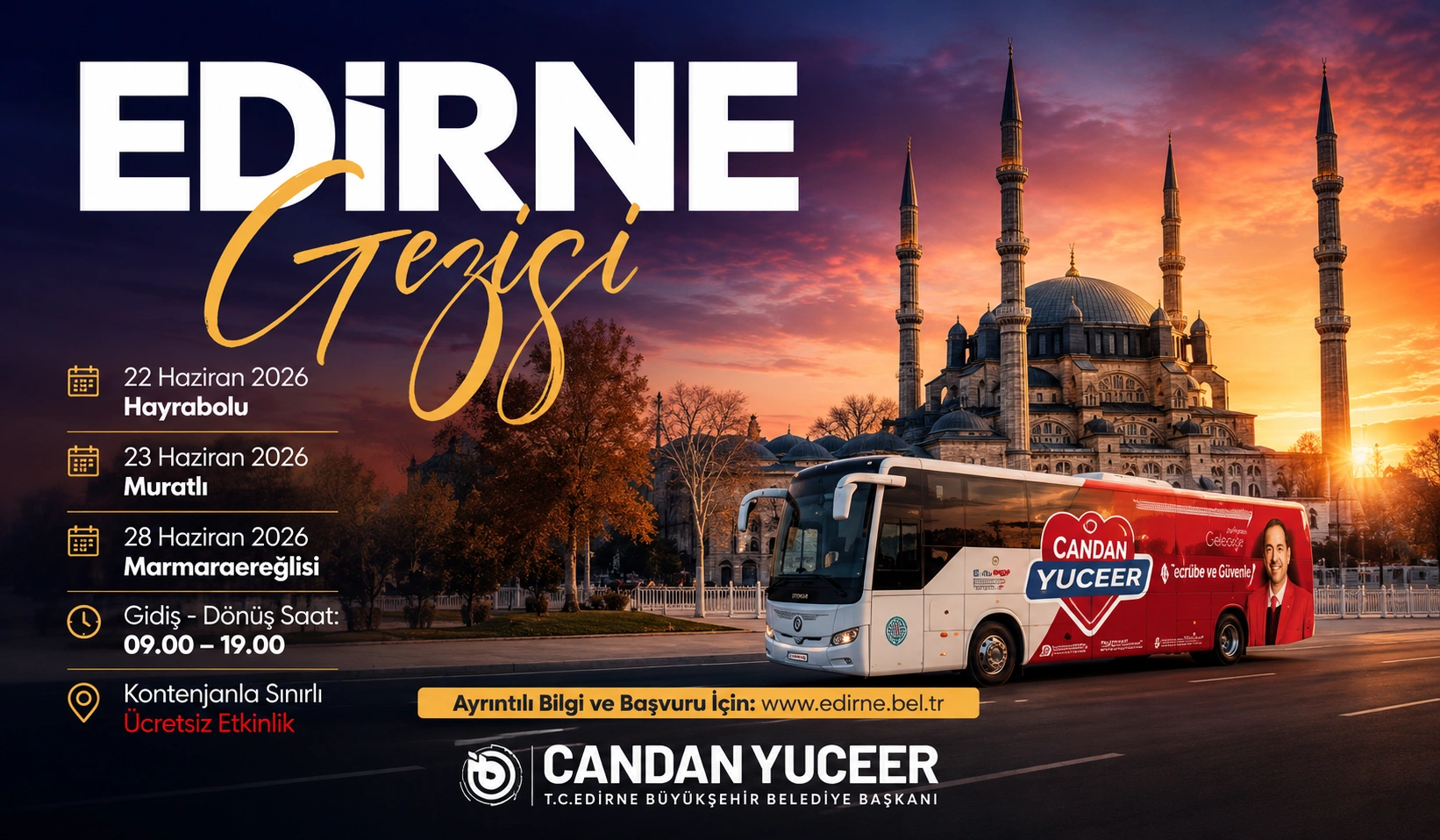 Edirne’nin Tarihi Güzelliklerini Keşfe Çıkın!