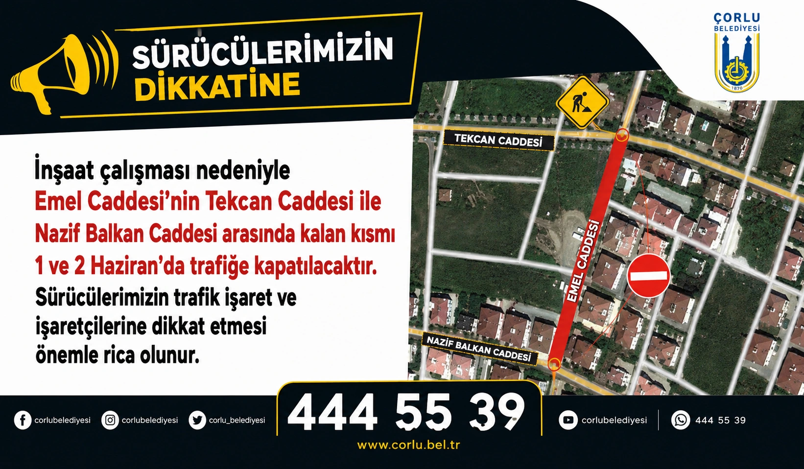Sürücülerin Dikkatine: Lüleburgaz Belediyesi’nden Kritik Uyarı