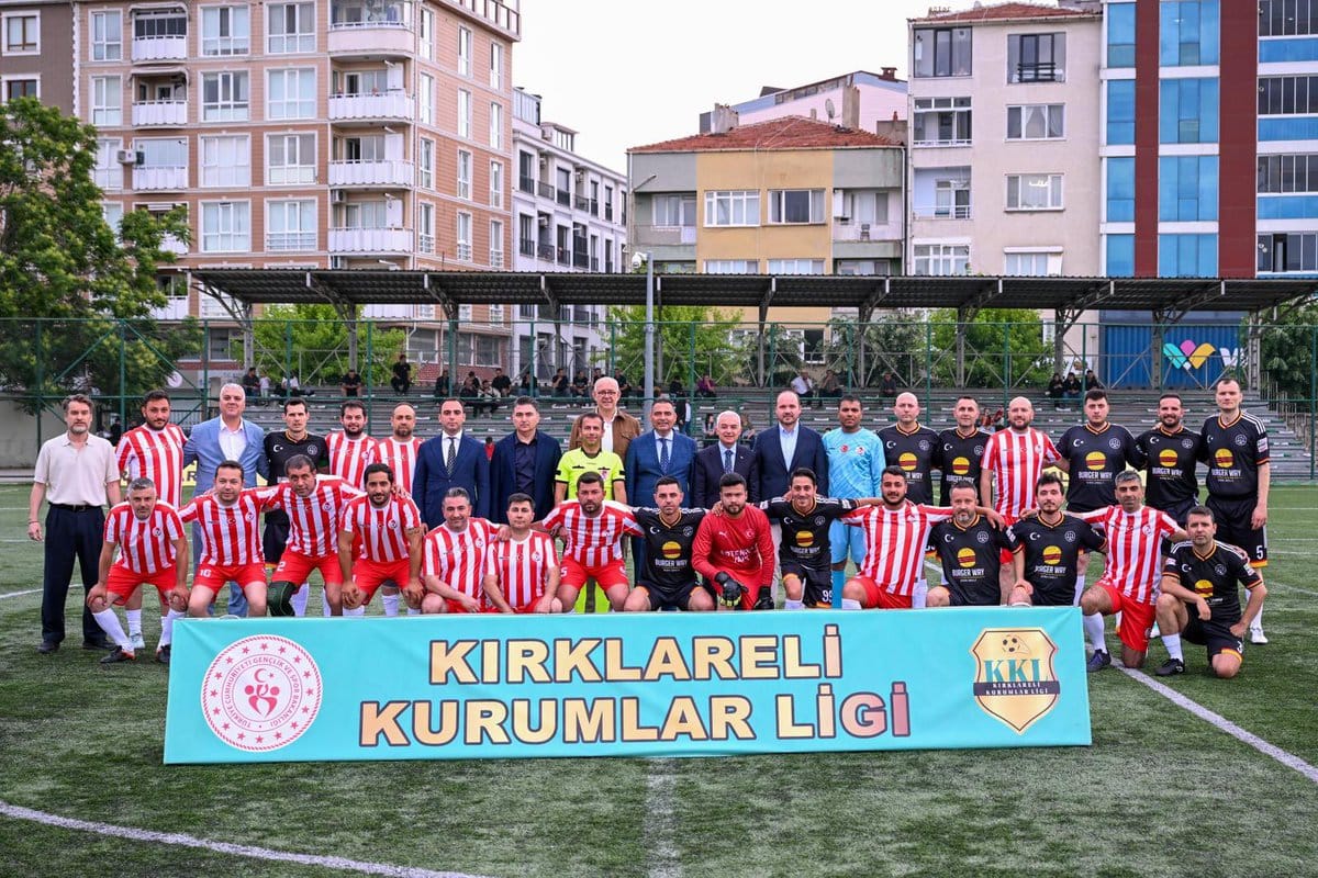 Kırklareli’nde Kurumlar Ligi Futbol Turnuvası Başladı
