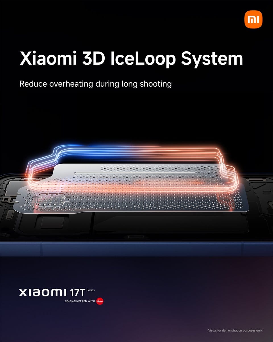 Xiaomi 17T Pro: 3D IceLoop ile Isınma Sorunu Tarih Oluyor