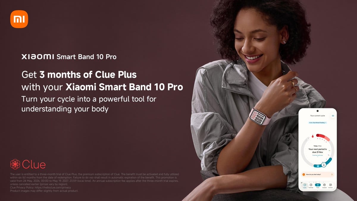 Xiaomi Band 10 Pro ile 3 Ay Ücretsiz Clue Plus Deneyin