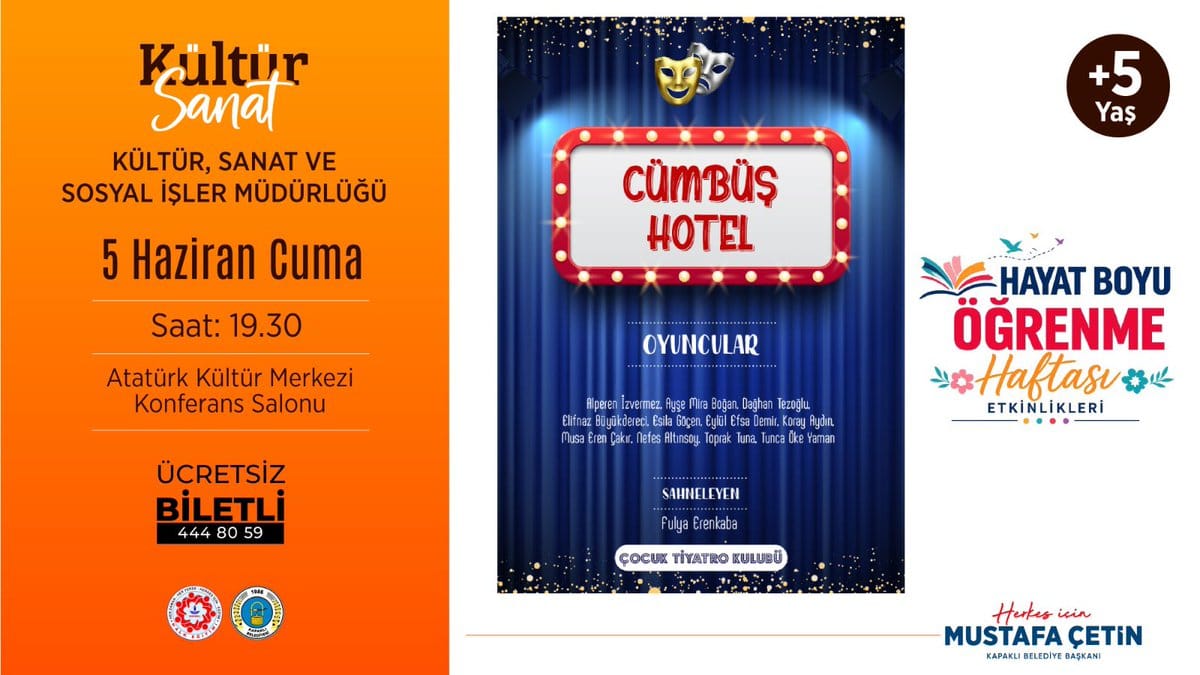 Cümbüş Hotel Oyunu Yeniden Sahneleniyor