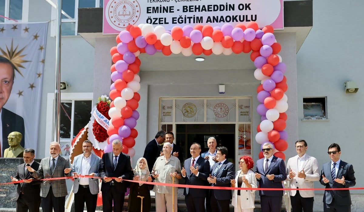 Çerkezköy’e Hayırsever Eli: Özel Eğitim Anaokulu Açıldı