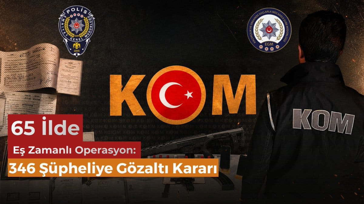 65 İlde Mali Suç Operasyonu: 346 Şüpheli Gözaltında