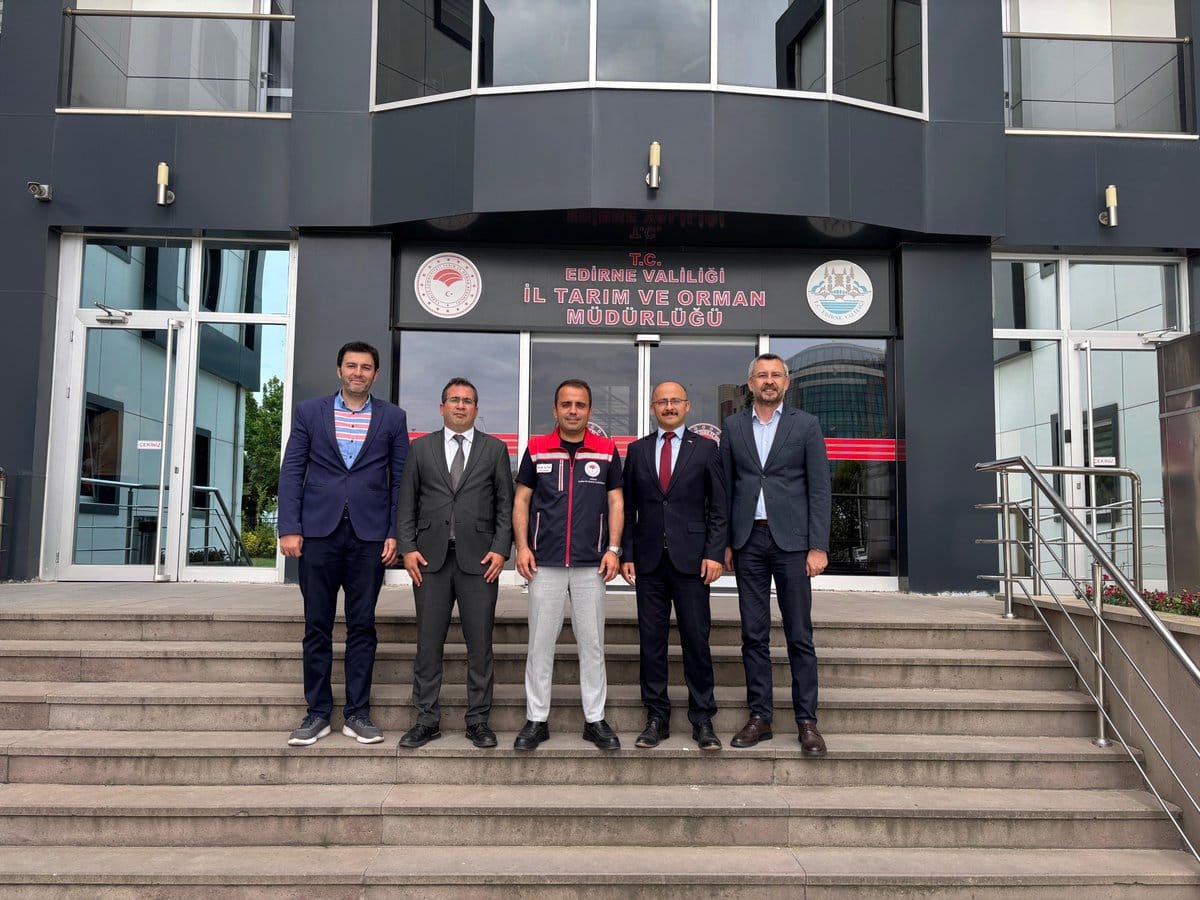 TKDK heyeti Edirne Tarım Müdürü Köse’yi ziyaret etti