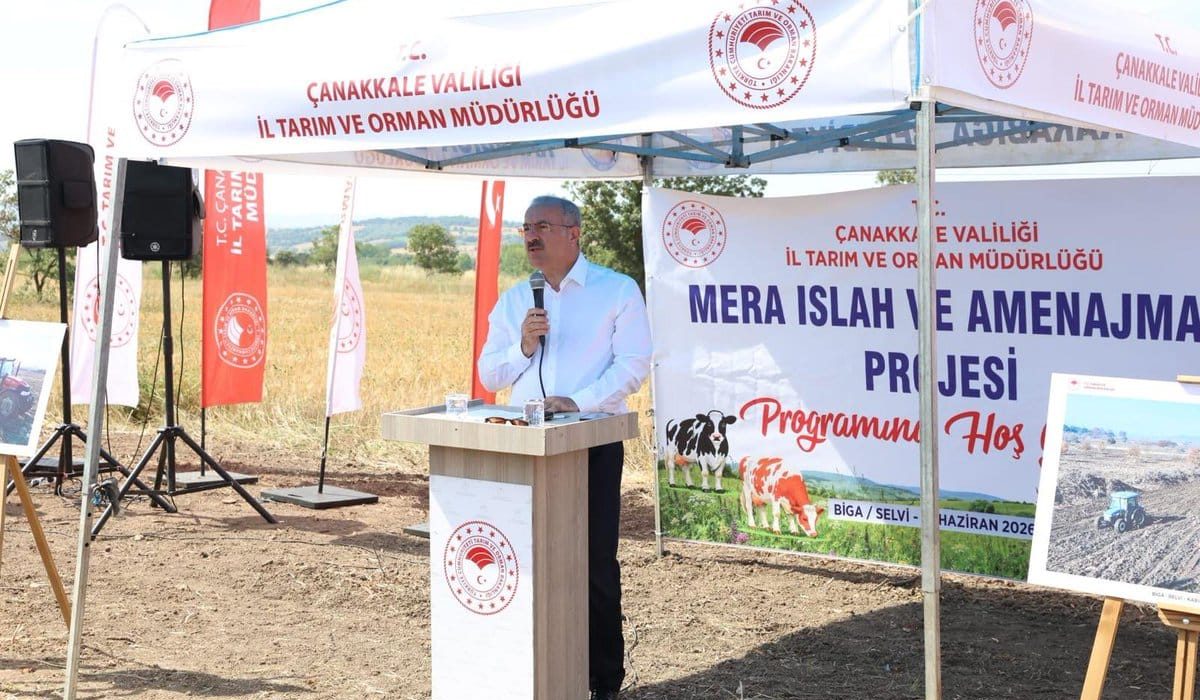 Biga’da Mera Islahı Arpa Hasadı Bereketi