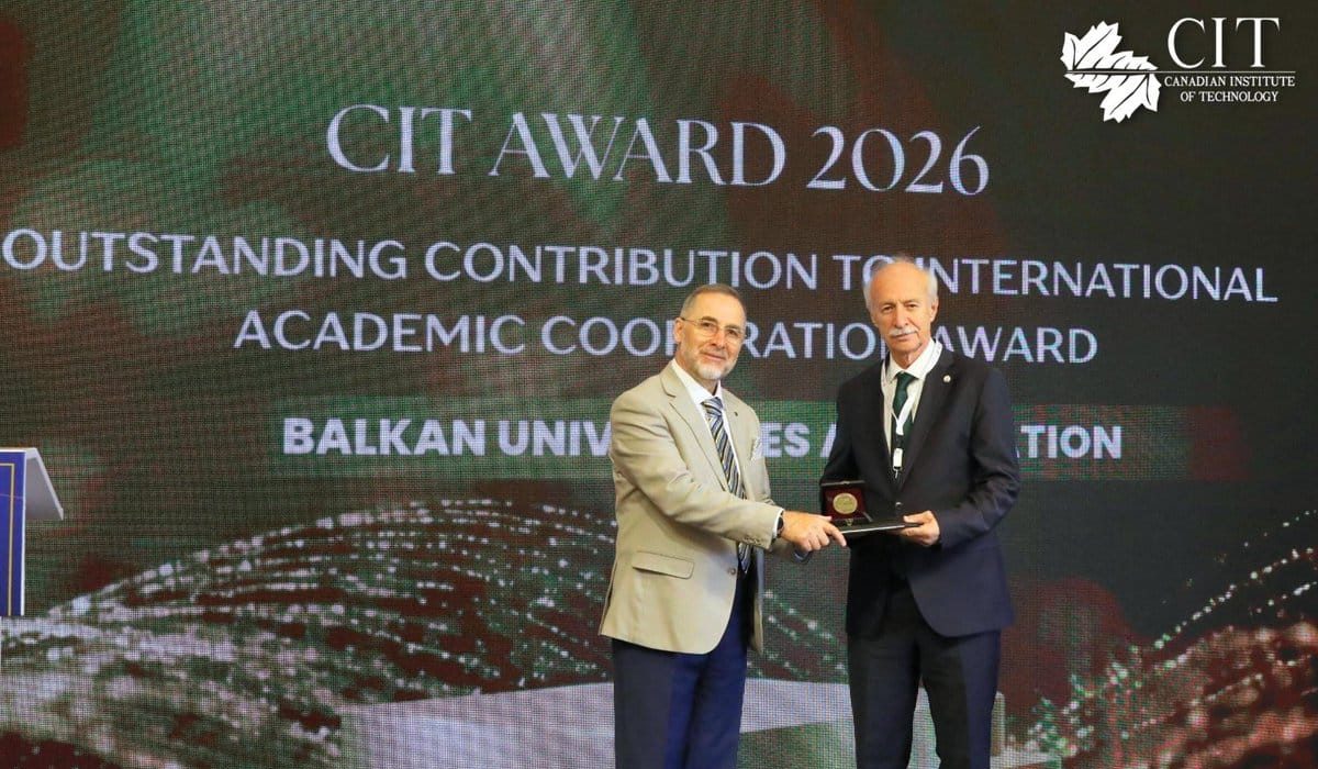 Trakya Üniversitesi’ne Uluslararası İş Birliği Ödülü