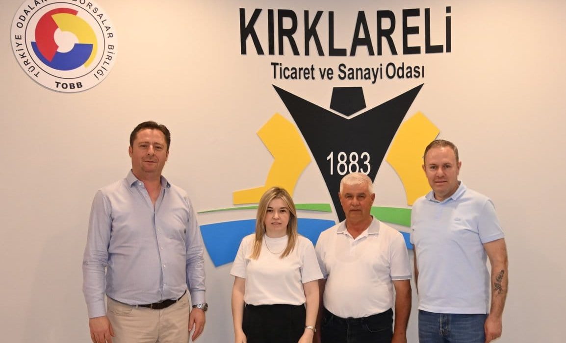 Kırklareli TSO’da önemli ziyaret: Alyürük çifti ağırlandı