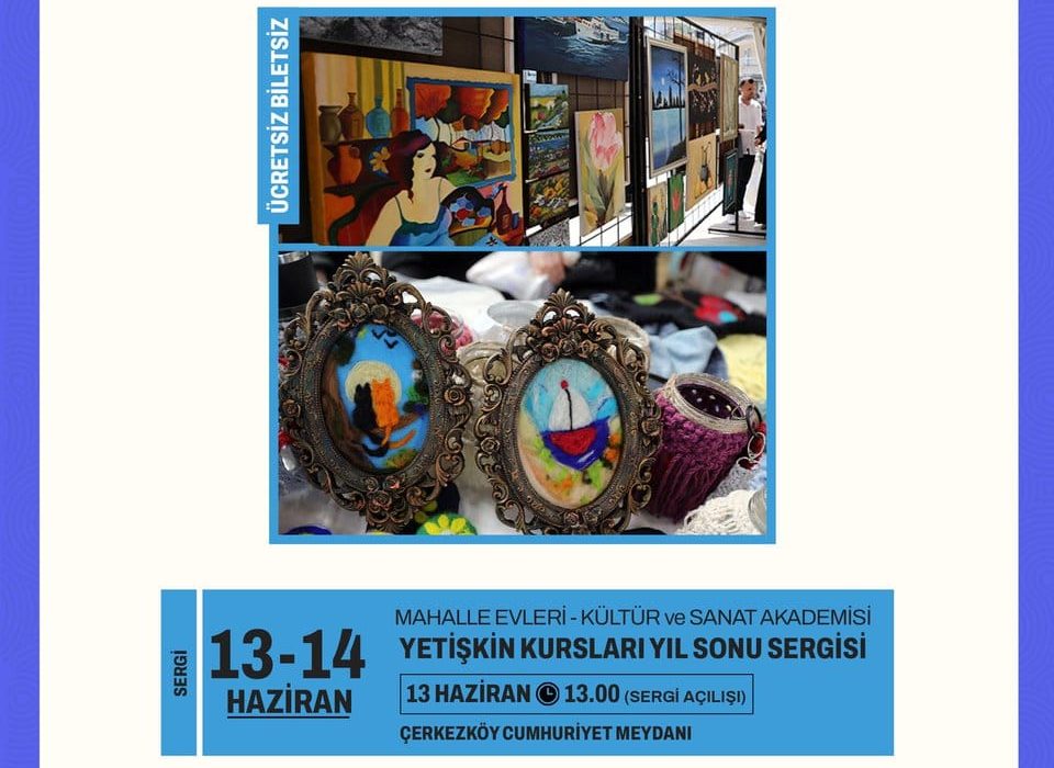 Emek ve sanat buluşuyor: Yıl sonu sergisi açılıyor