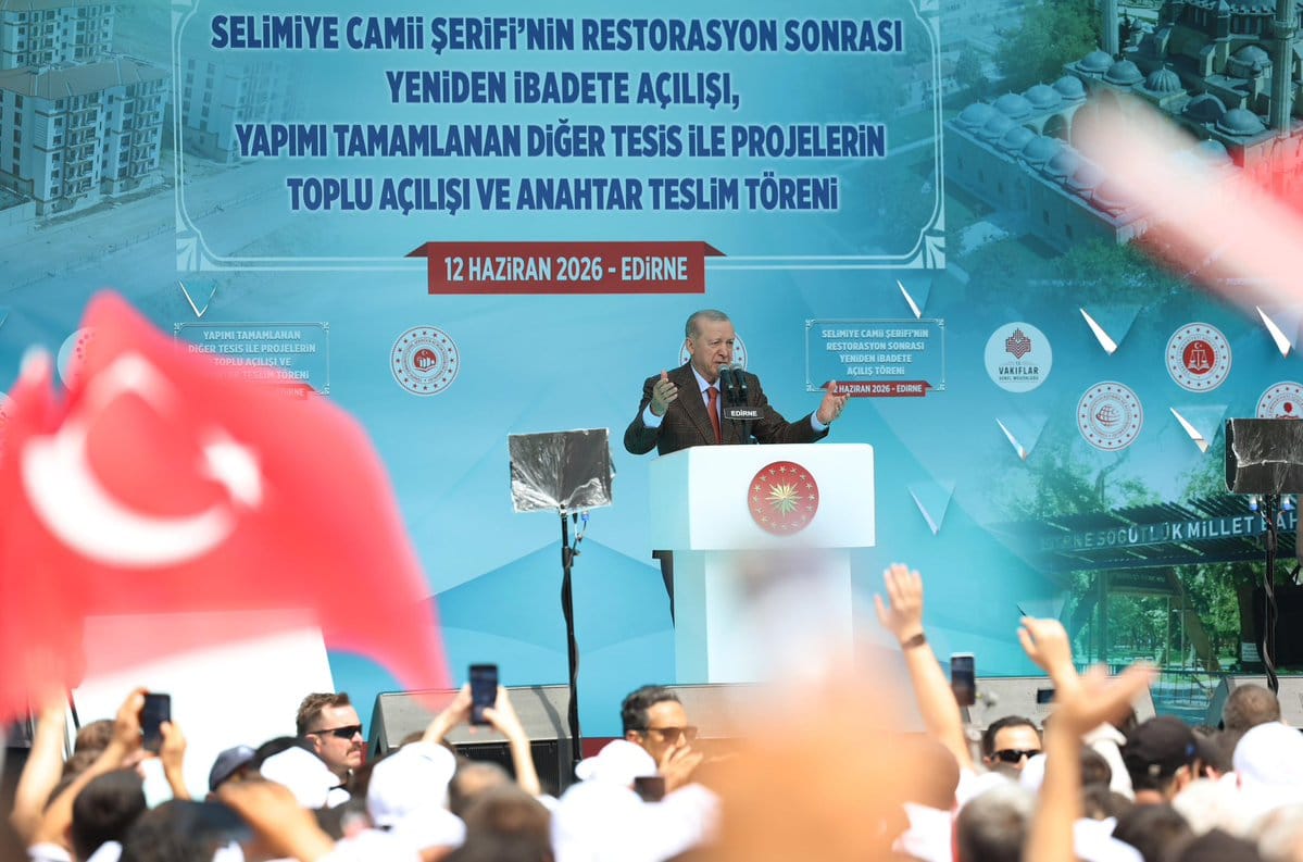 Cumhurbaşkanı Erdoğan Edirne’de Açılış Yaptı