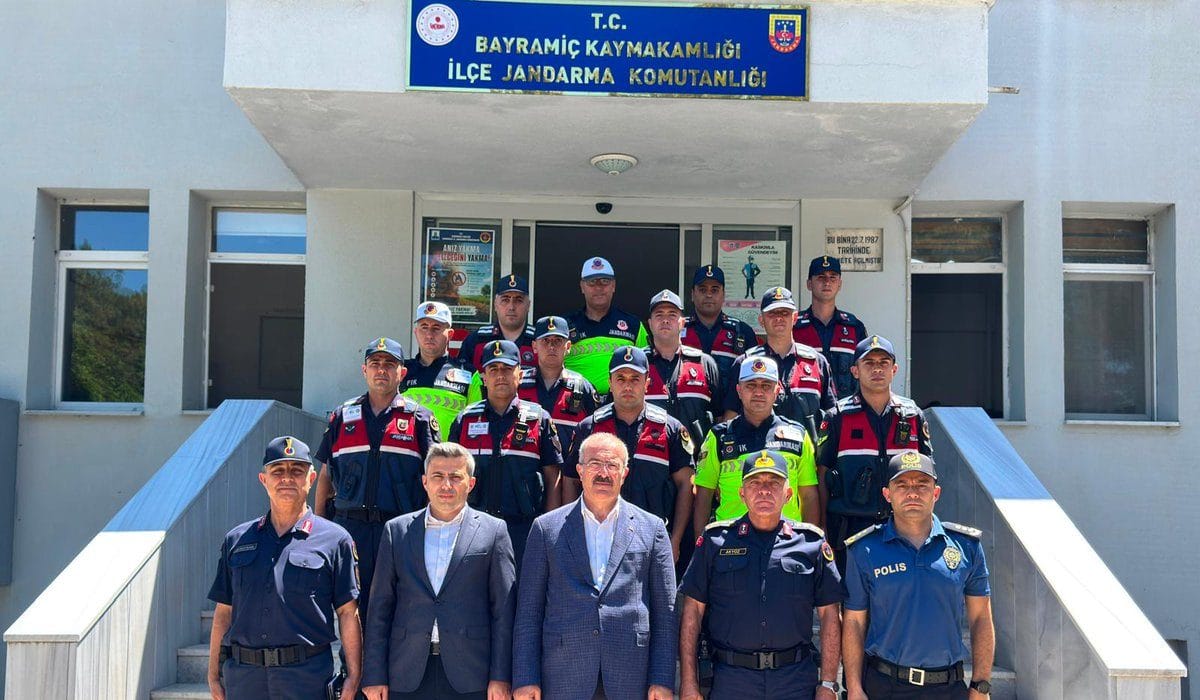 Vali Toraman’dan Bayramiç Jandarma’ya Ziyaret