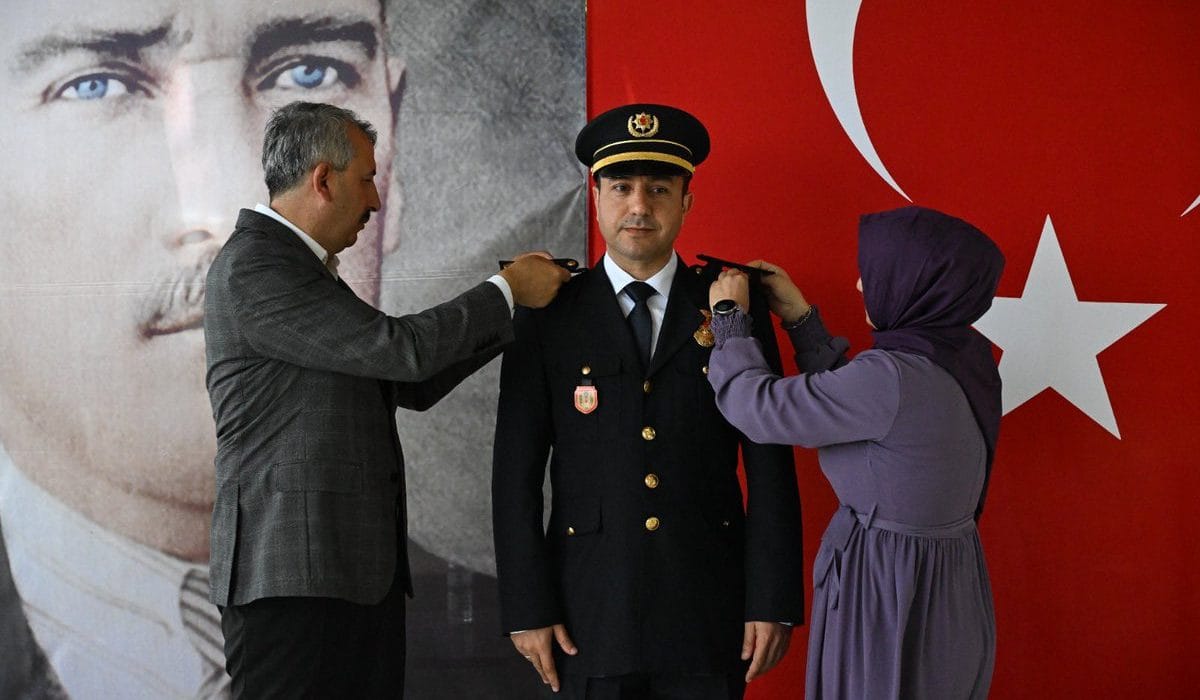 Edirne’de 23 Emniyet Mensubuna Rütbe Terfi Töreni
