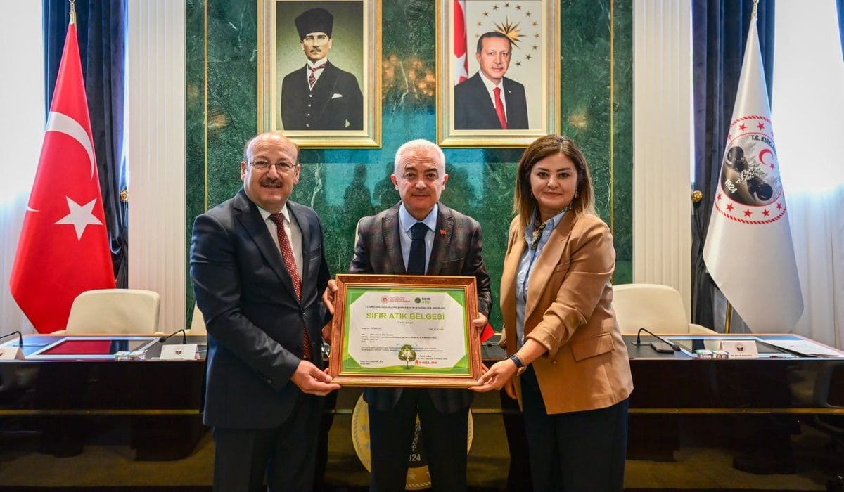 İl Özel İdaresi’ne Sıfır Atık Belgesi