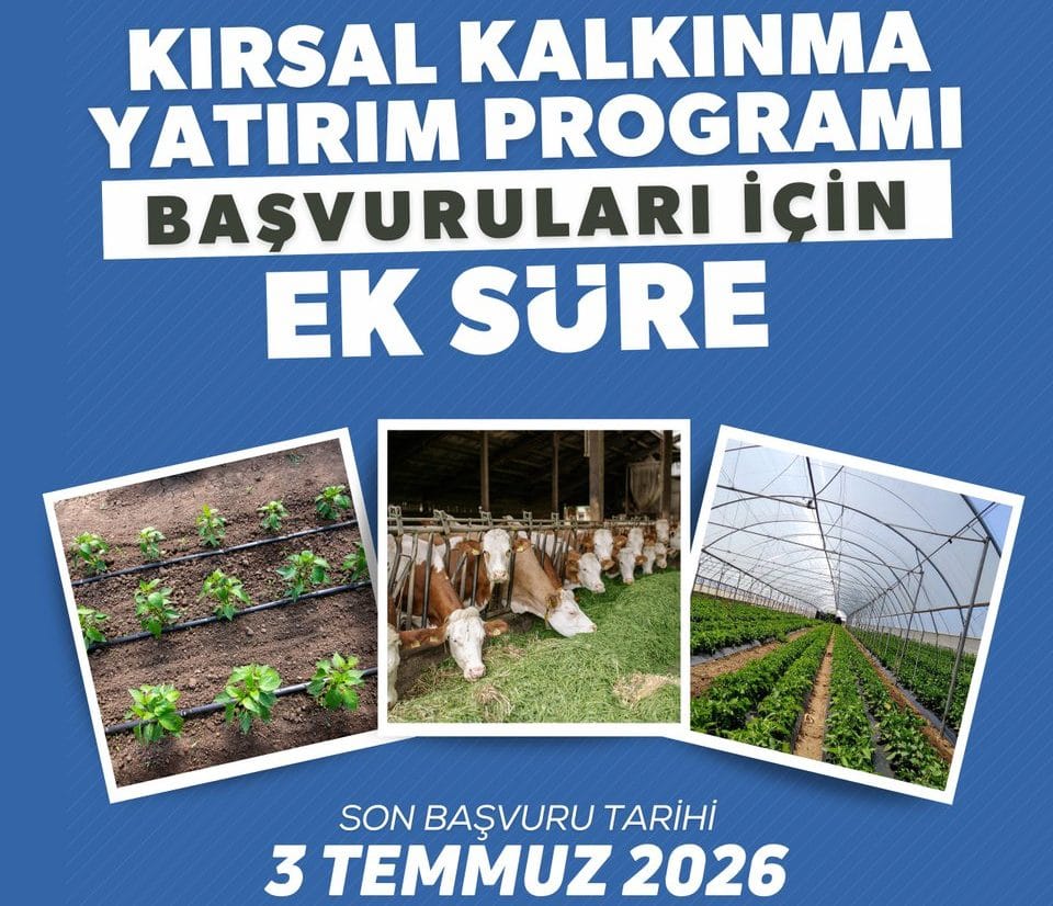 Kırsal Kalkınma Hibe Başvuruları Uzatıldı!