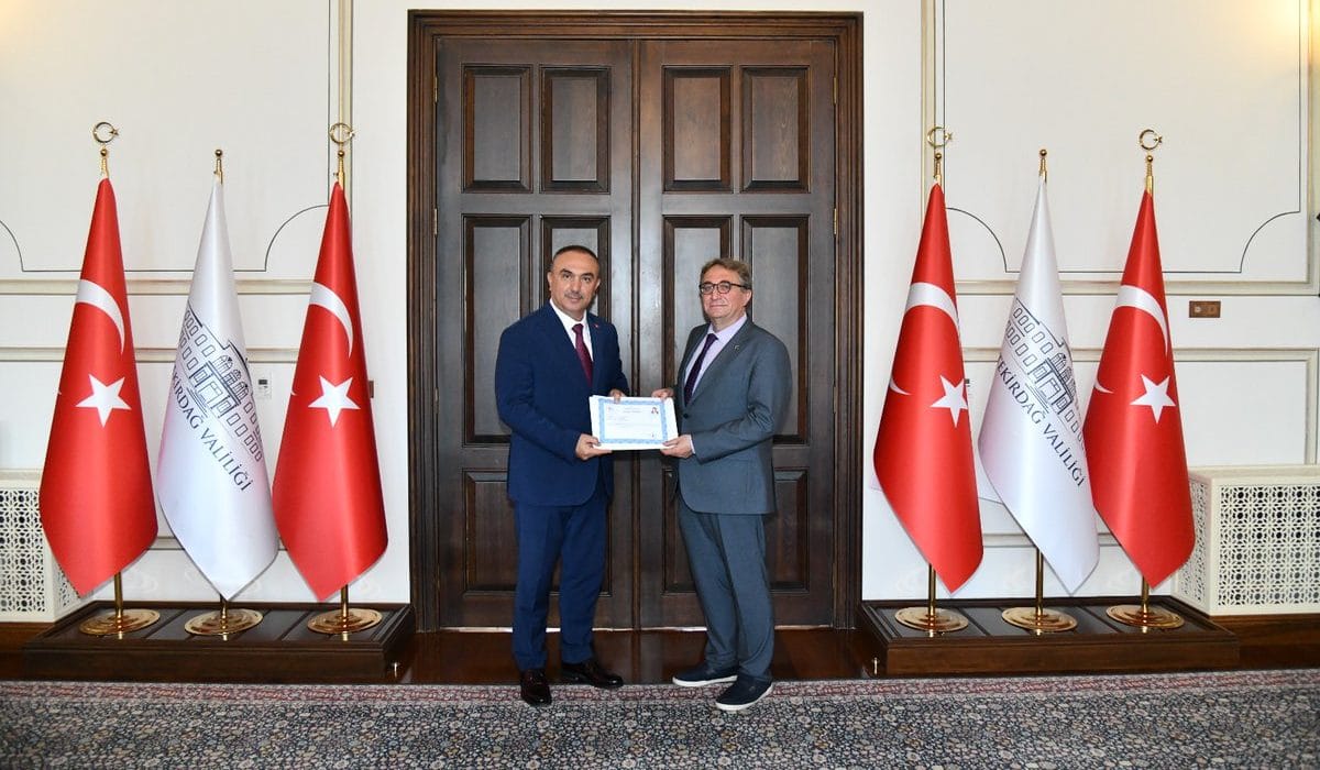 Şarköy Kaymakamı Dr. Ahmet Naci Helvacı, Vali Soytürk’e Veda Etti