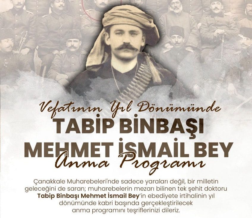 Çanakkale’nin kahraman doktoru anılıyor: Tabip Binbaşı Mehmet İsmail Bey