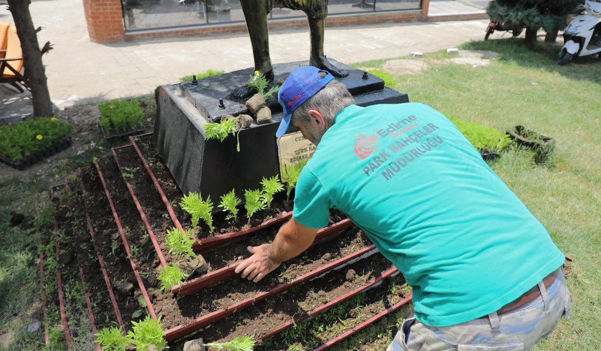 Edirne’de Parklar Yeşilleniyor: Bakım Çalışmaları Hız Kesmiyor
