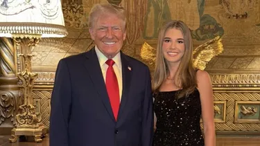 Kai Trump, Dede Donald Trump’la NBA Finali’nde!