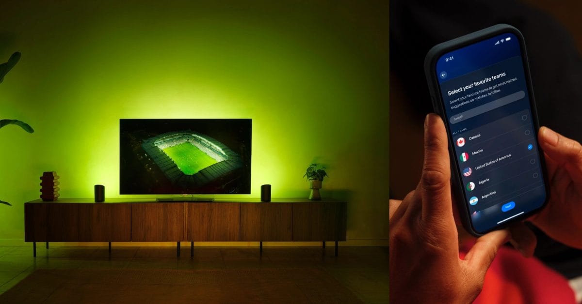 Philips Hue, canlı spor anlarına tepki veriyor
