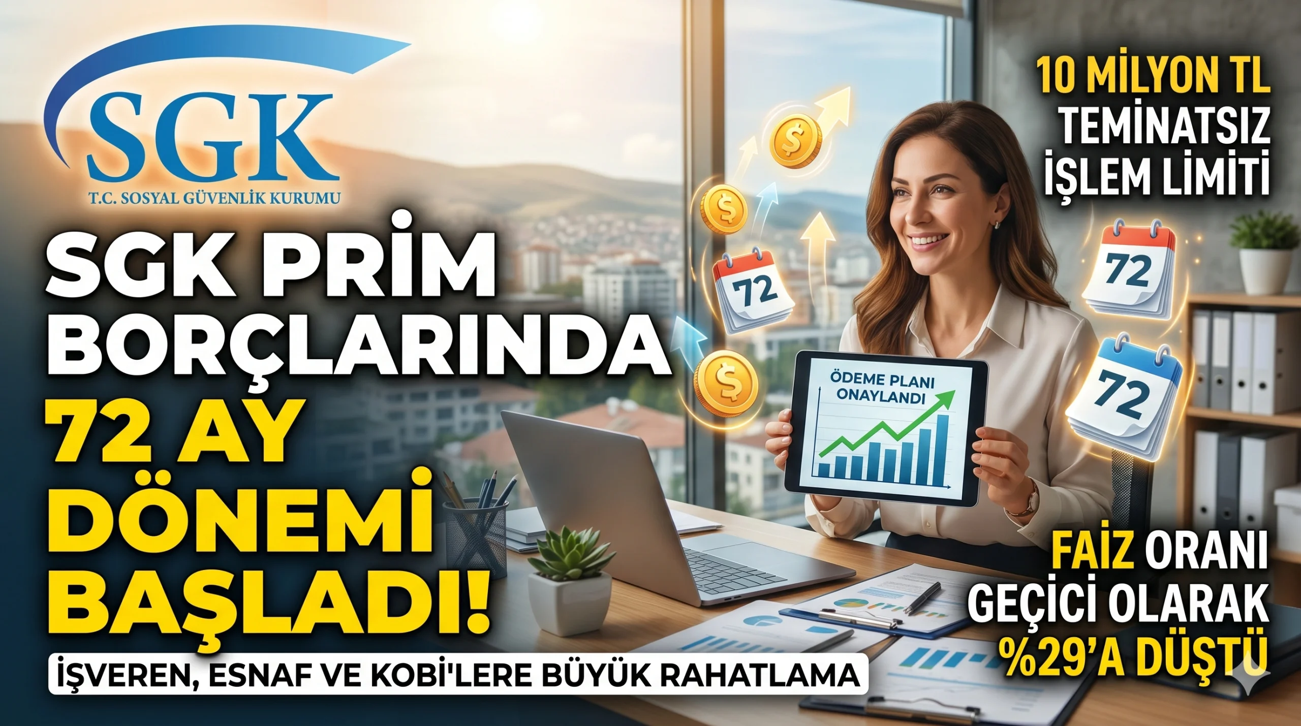 SGK Prim Borçlarında Yapılandırma 72 Ay Dönemi