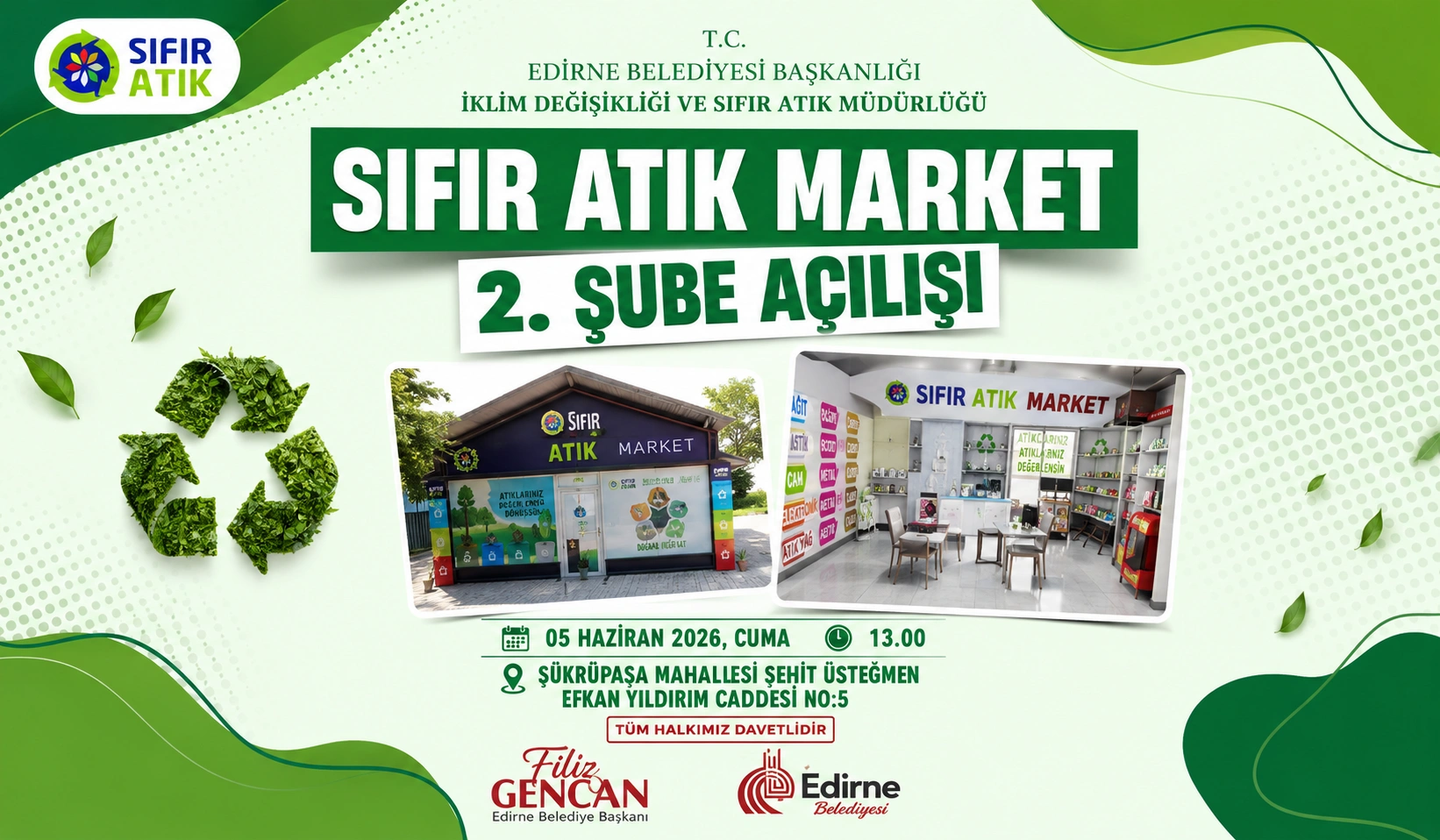 Sıfır Atık Market 2. Şubesi Açılıyor: 104 Ton Geri Dönüşüm