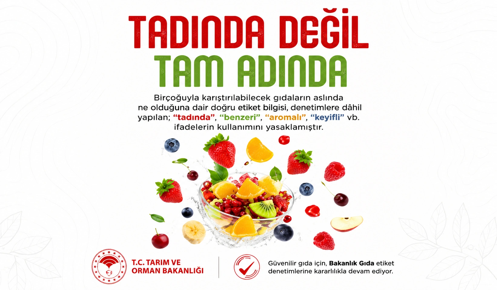 Gıda Etiketlerinde Devrim: ‘Tadında’ İfadeleri Yasaklandı!